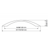 Uchwyt UP8108/128 aluminium